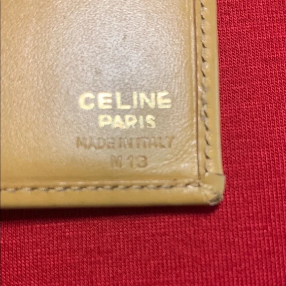 EUC Vintage Celine Brown and Tan Leather Wallet - Picture 3 of 12